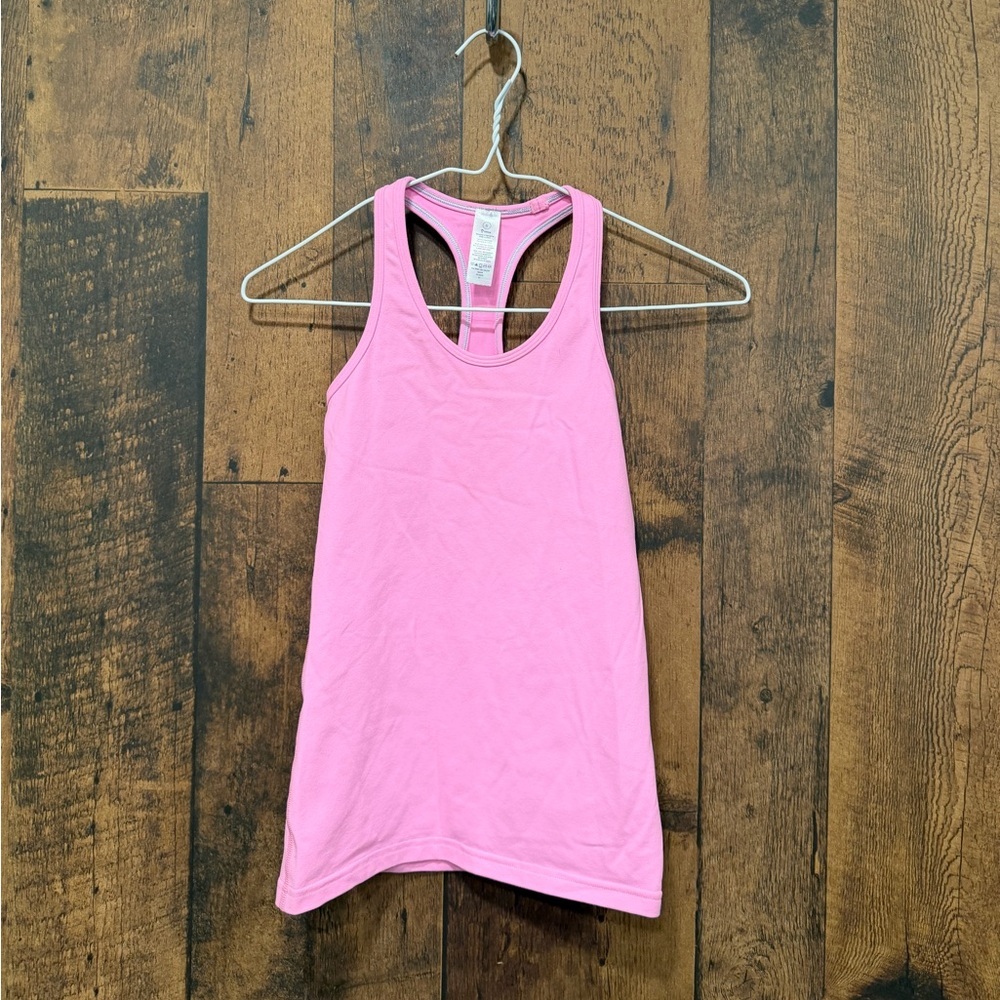 Ivivva by lululemon Pink Racerback Tank Top size 8 EUC
